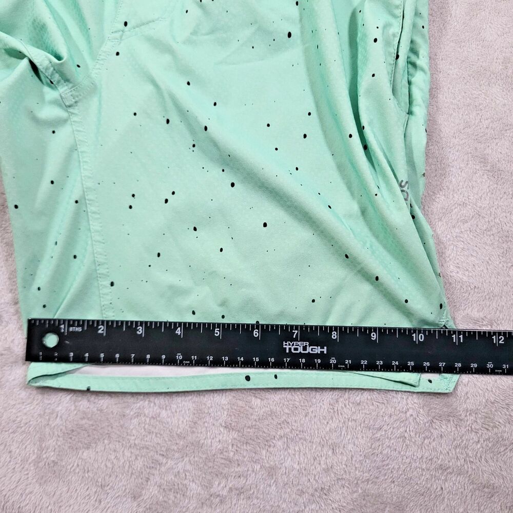 Legends Luka Lined Shorts Mens Medium Mint Green Splatter Athletic Running Gym - Picture 5 of 8